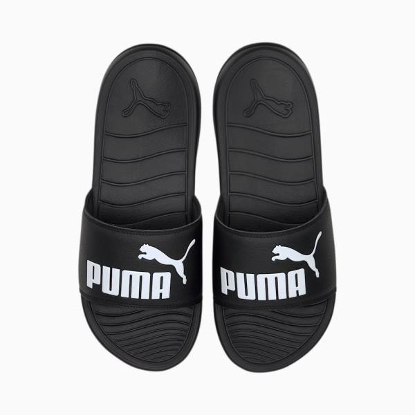 Puma Popcat 20 σανδαλια γυναικεια μαυρα ασπρα | PM283IKR