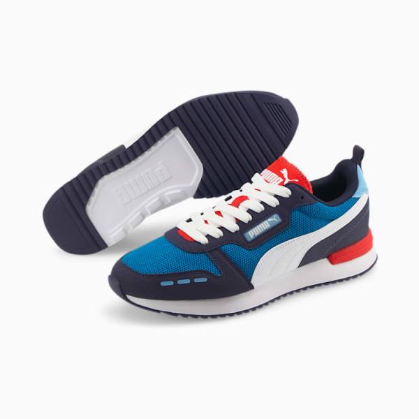 Puma R78 Runner Αθλητικά Παπούτσια ανδρικα μπλε ασπρα σκουρο μπλε κοκκινα | PM371MBP