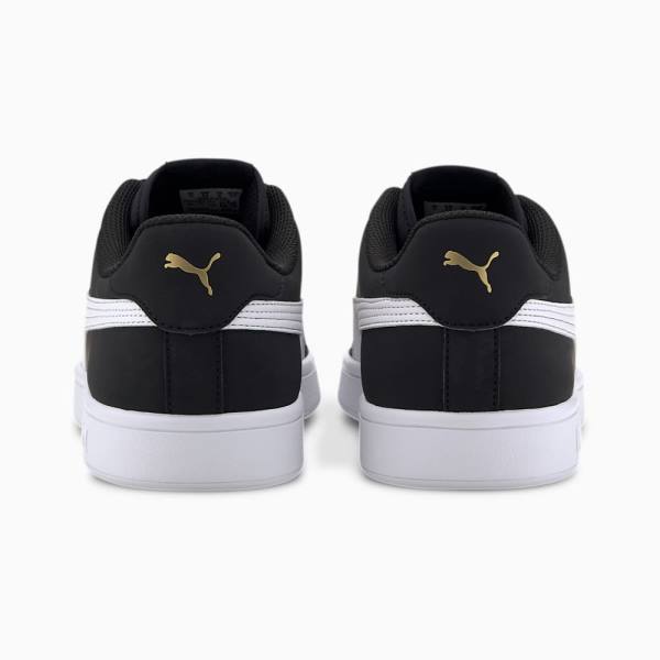 Puma Smash v2 Buck Αθλητικά Παπούτσια γυναικεια μαυρα ασπρα χρυσο χρωμα | PM291FYT